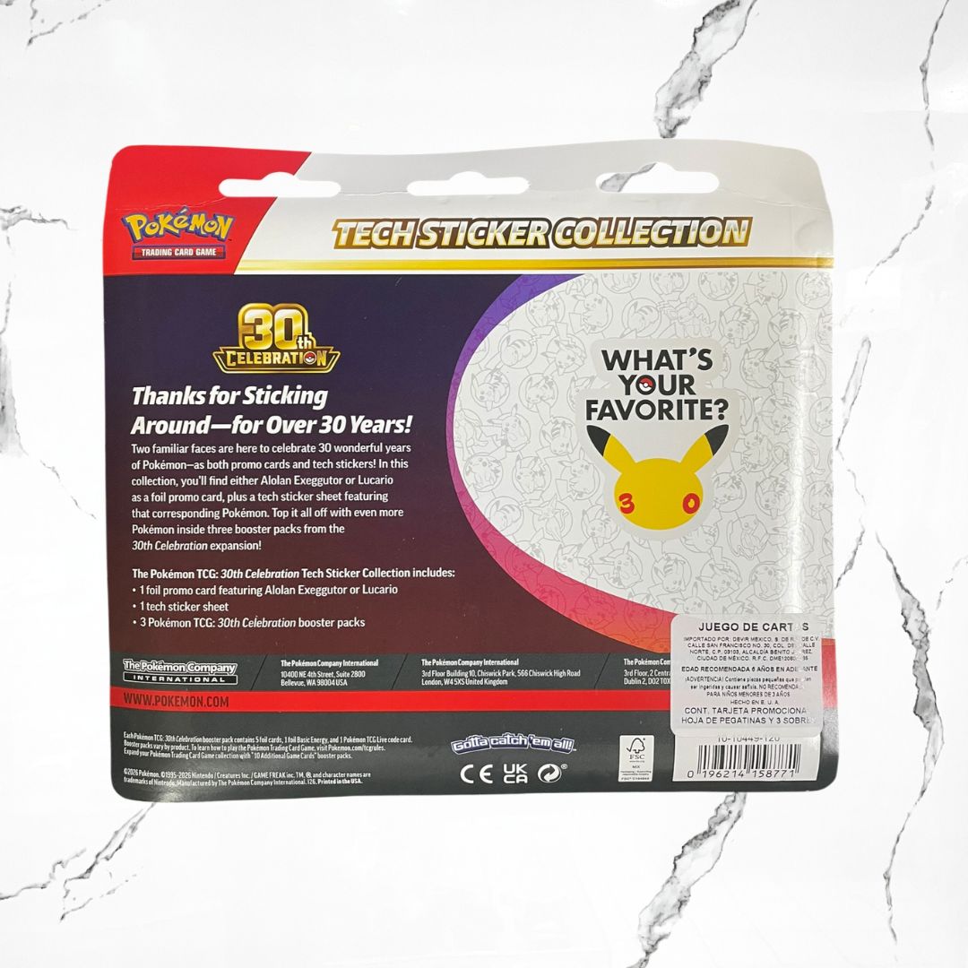 Pokémon 30th Celebration Tech Sticker Collection - Urban Utility