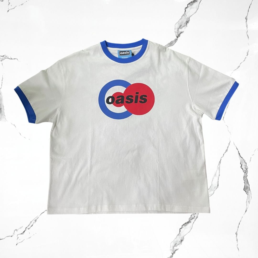 Pleasures x Oasis 1996 Ringer White T-shirt - Urban Utility
