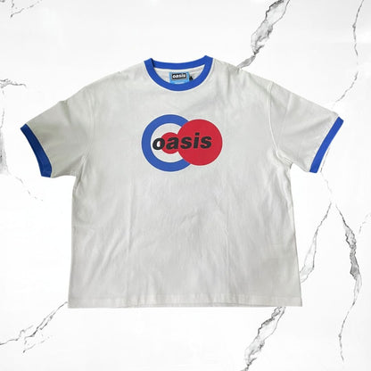 Pleasures x Oasis 1996 Ringer White T-shirt - Urban Utility