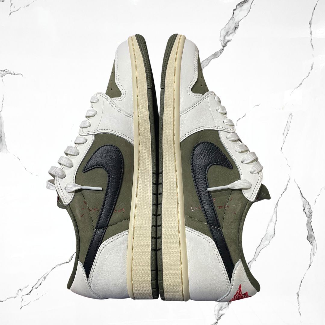 Jordan 1 Low OG Travis Scott Medium Olive (De Uso) - Urban Utility