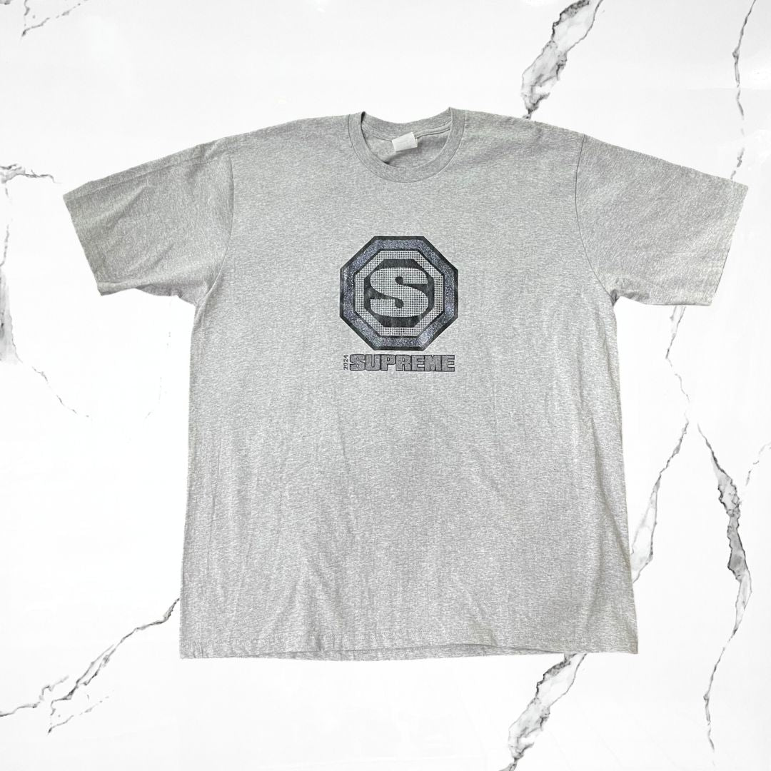 Supreme Blockbuster Grey T-shirt - Urban Utility