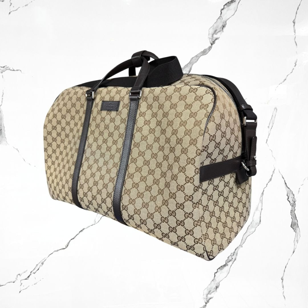 Gucci Monogram Brown Duffle Bag - Urban Utility