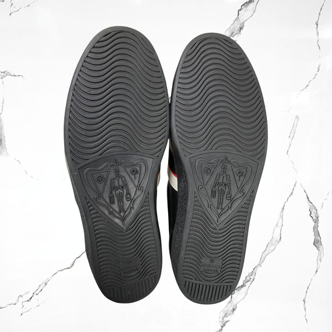 Gucci Ace Stripe Black (De Uso)