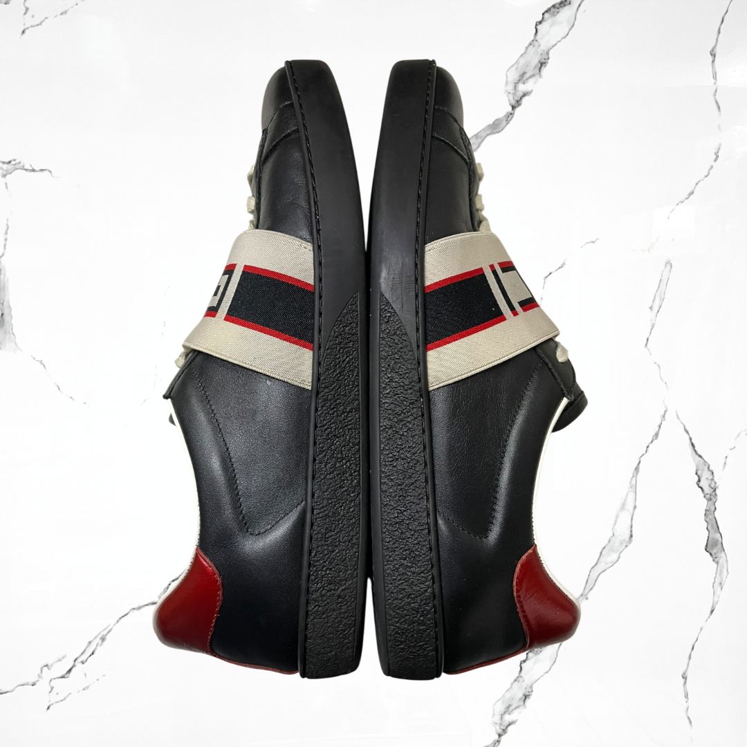 Gucci Ace Stripe Black (De Uso)