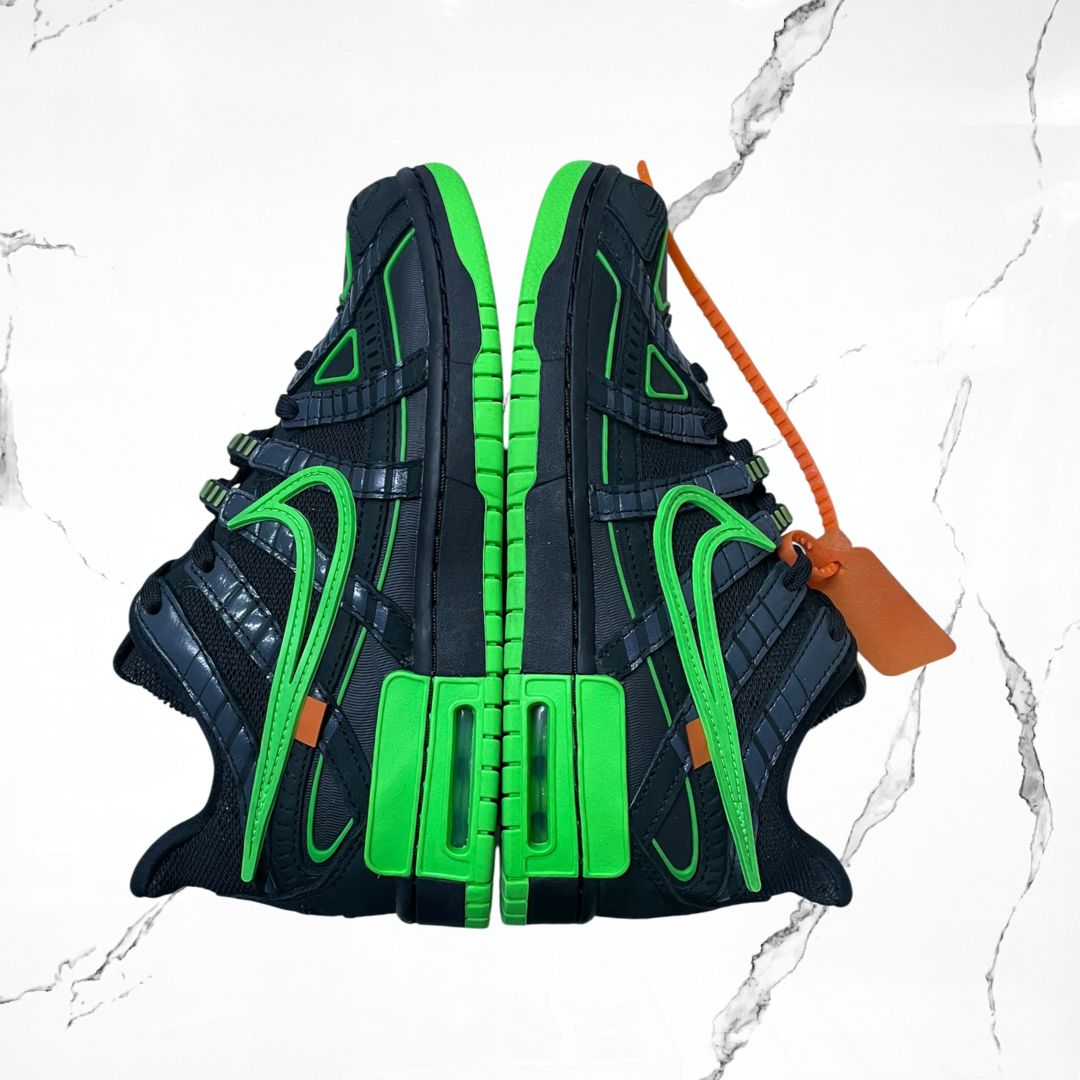Nike Air Rubber Dunk Off-White Green Strike (De Uso)