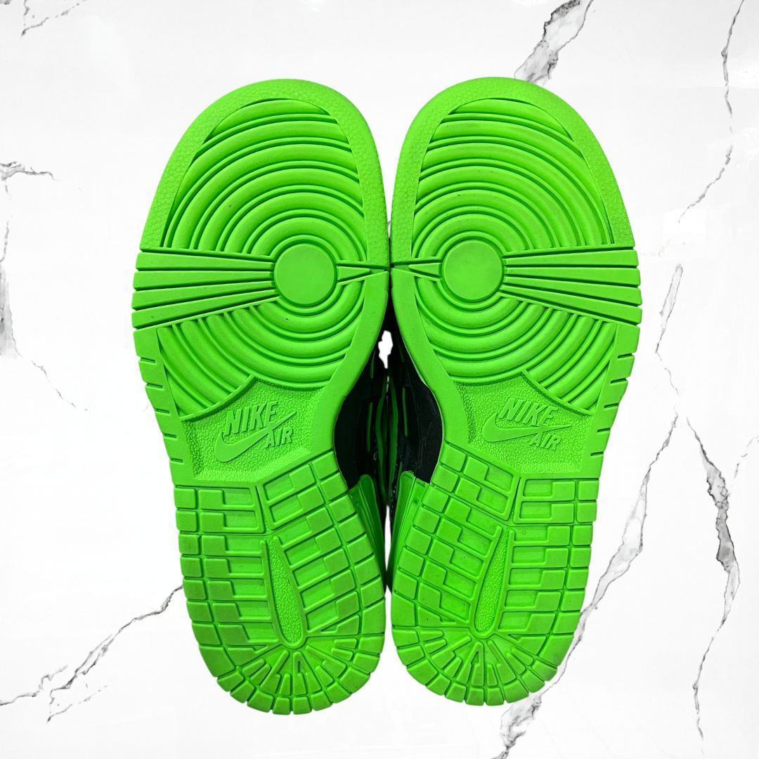 Nike Air Rubber Dunk Off-White Green Strike (De Uso)
