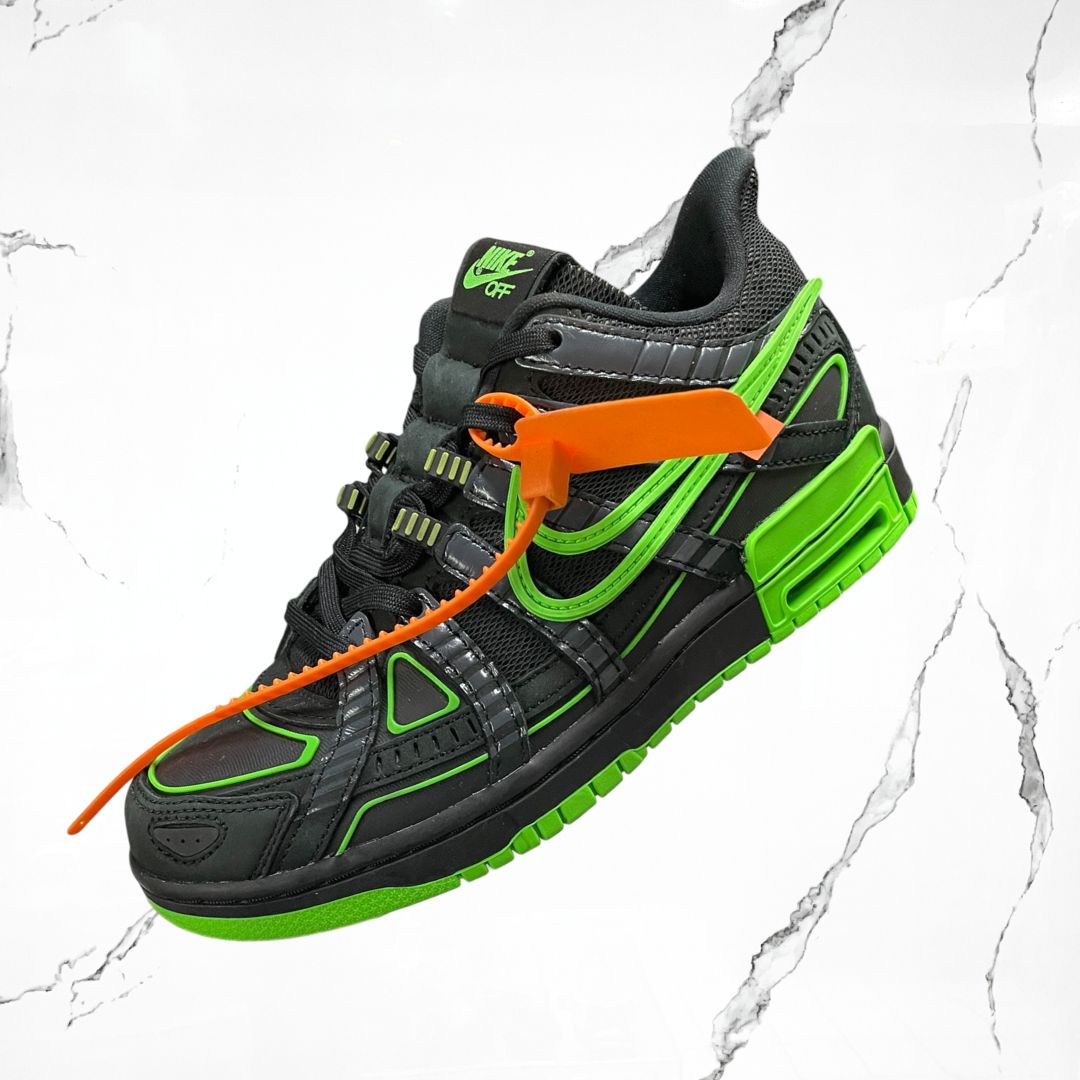Nike Air Rubber Dunk Off-White Green Strike (De Uso)