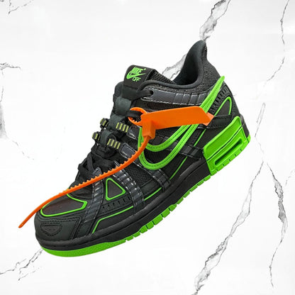 Nike Air Rubber Dunk Off-White Green Strike (De Uso)