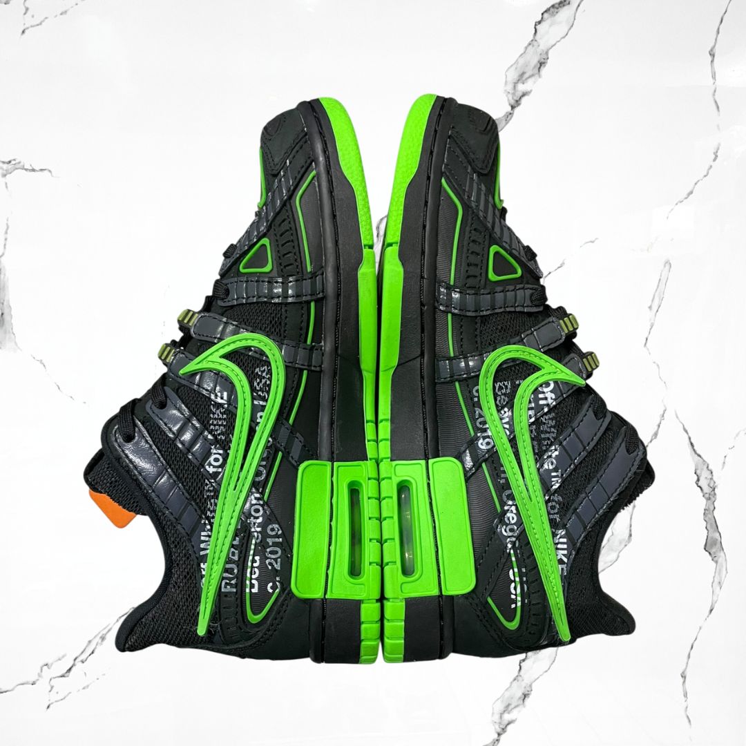 Nike Air Rubber Dunk Off-White Green Strike (De Uso)