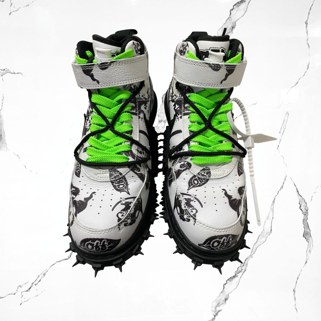 Nike Air Force 1 Mid Off-White Grim Reapper (De Uso)