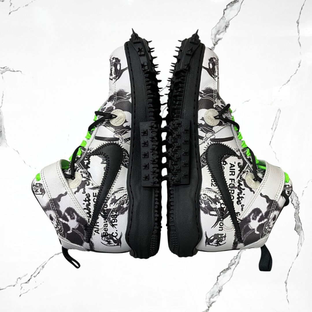 Nike Air Force 1 Mid Off-White Grim Reapper (De Uso)
