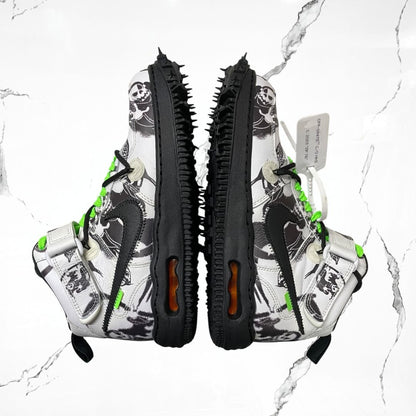 Nike Air Force 1 Mid Off-White Grim Reapper (De Uso)