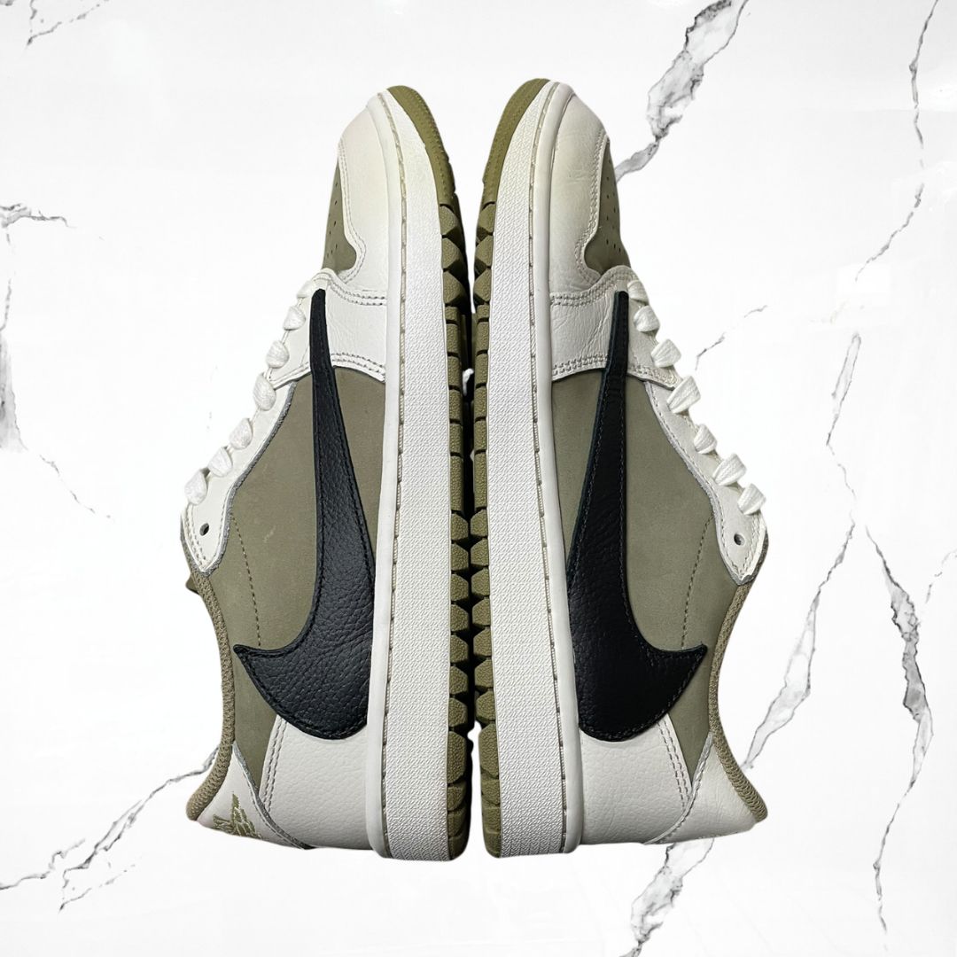 Jordan 1 Low Golf Travis Scott Neutral Olive (De Uso) - Urban Utility