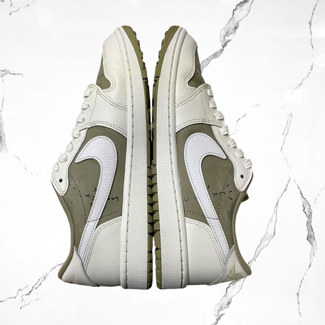 Jordan 1 Low Golf Travis Scott Neutral Olive (De Uso) - Urban Utility