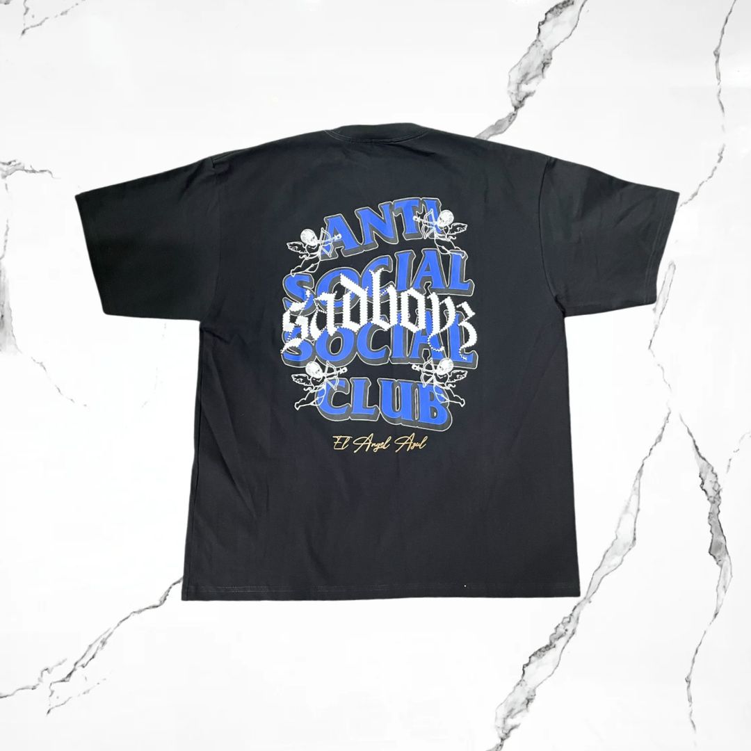 Anti Social Social Club El Angel Azul T-shirt - Urban Utility