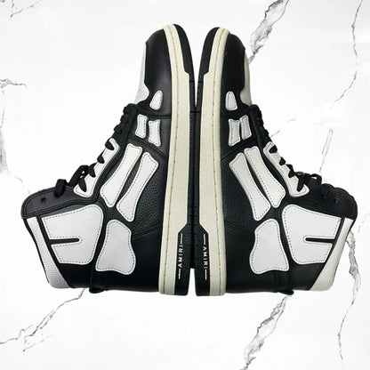 Amiri Skel Top Hi Black White (De Uso) - Urban Utility