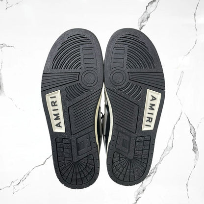 Amiri Skel Top Hi Black White (De Uso) - Urban Utility