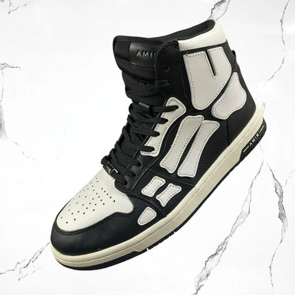 Amiri Skel Top Hi Black White (De Uso) - Urban Utility