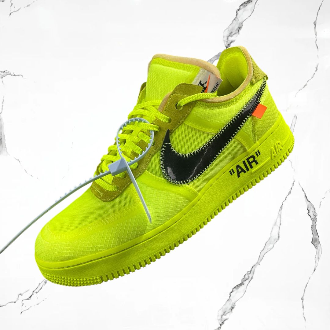 Nike Air Force 1 Low Off-White Volt (De Uso) - Urban Utility