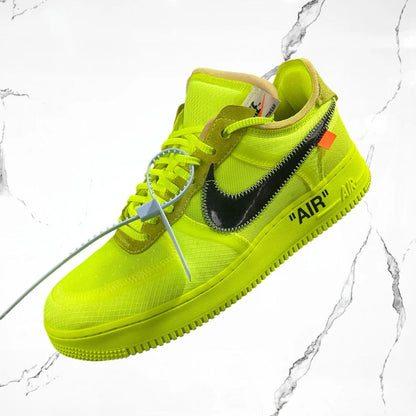 Nike Air Force 1 Low Off-White Volt (De Uso) - Urban Utility