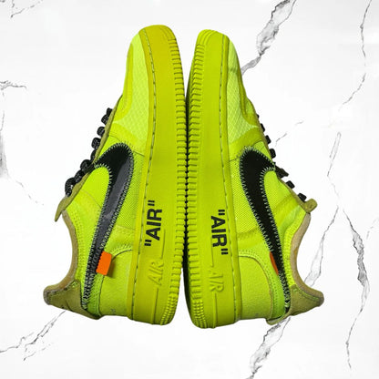 Nike Air Force 1 Low Off-White Volt (De Uso)