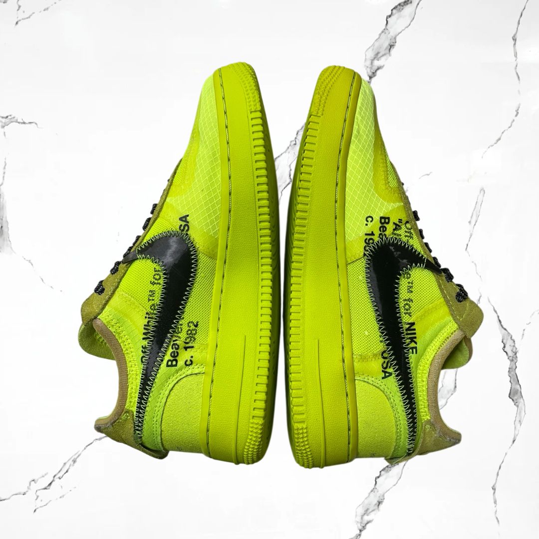 Nike Air Force 1 Low Off-White Volt (De Uso)