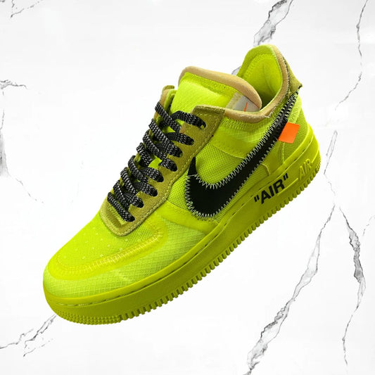 Nike Air Force 1 Low Off-White Volt (De Uso) - Urban Utility