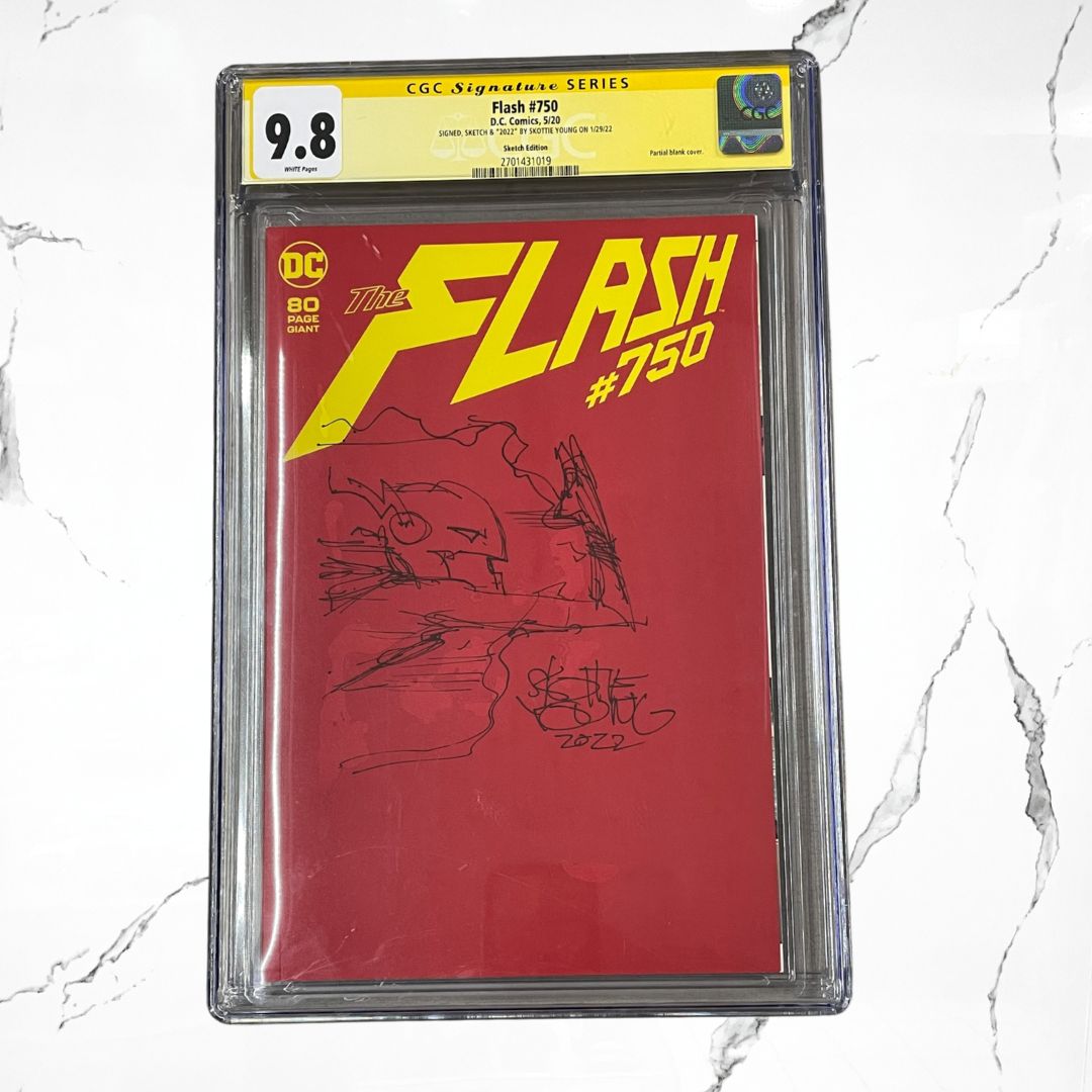 CGC Signatures Series The Flash 750 By Skottie Young Comic - Urban Utility