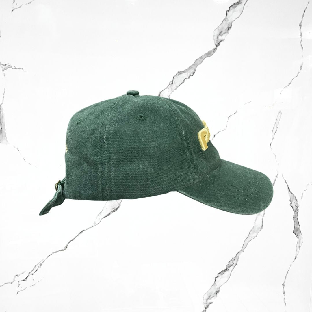 Palida Dad Hat Box Logo Verde Bandera