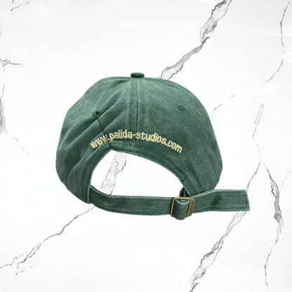 Palida Dad Hat Box Logo Verde Bandera