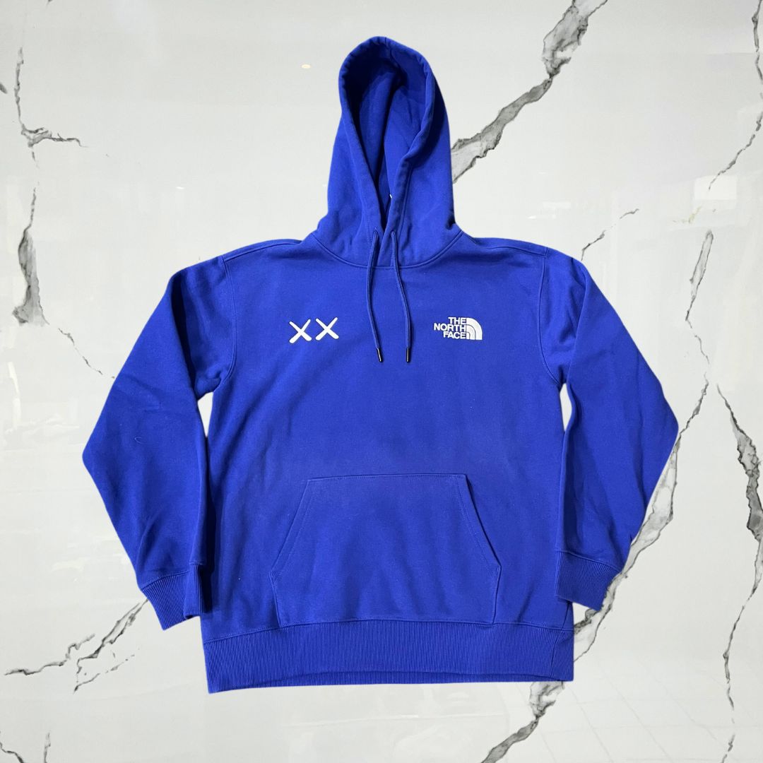 The Nort Face x Kaws Bolt Blue Hoodie - Urban Utility