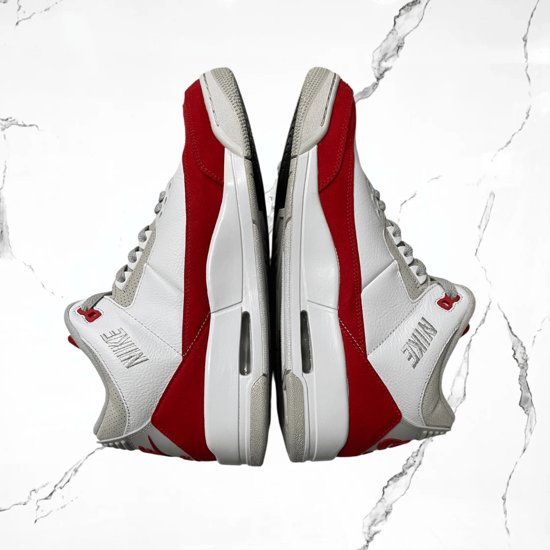 Jordan 3 Retro Tinker White University Red (De Uso) - Urban Utility