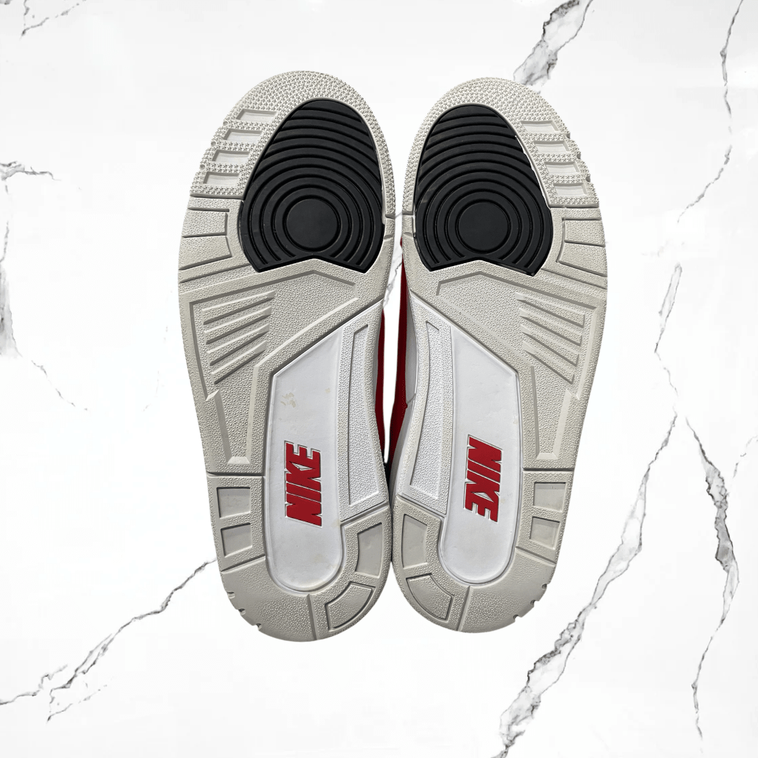 Jordan 3 Retro Tinker White University Red (De Uso) - Urban Utility