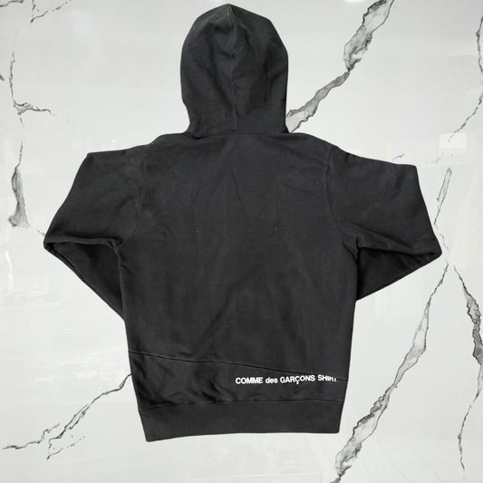 Supreme Comme des Garcons Split Box Logo Hoodie (De Uso)