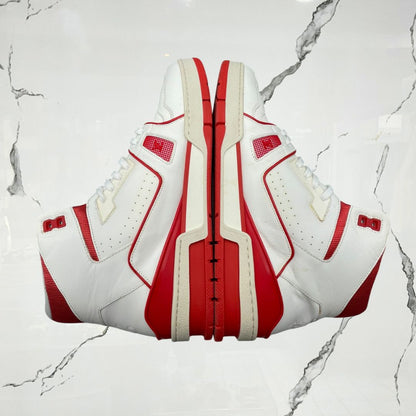 Louis Vuitton Trainer Mid White Red (De Uso) - Urban Utility
