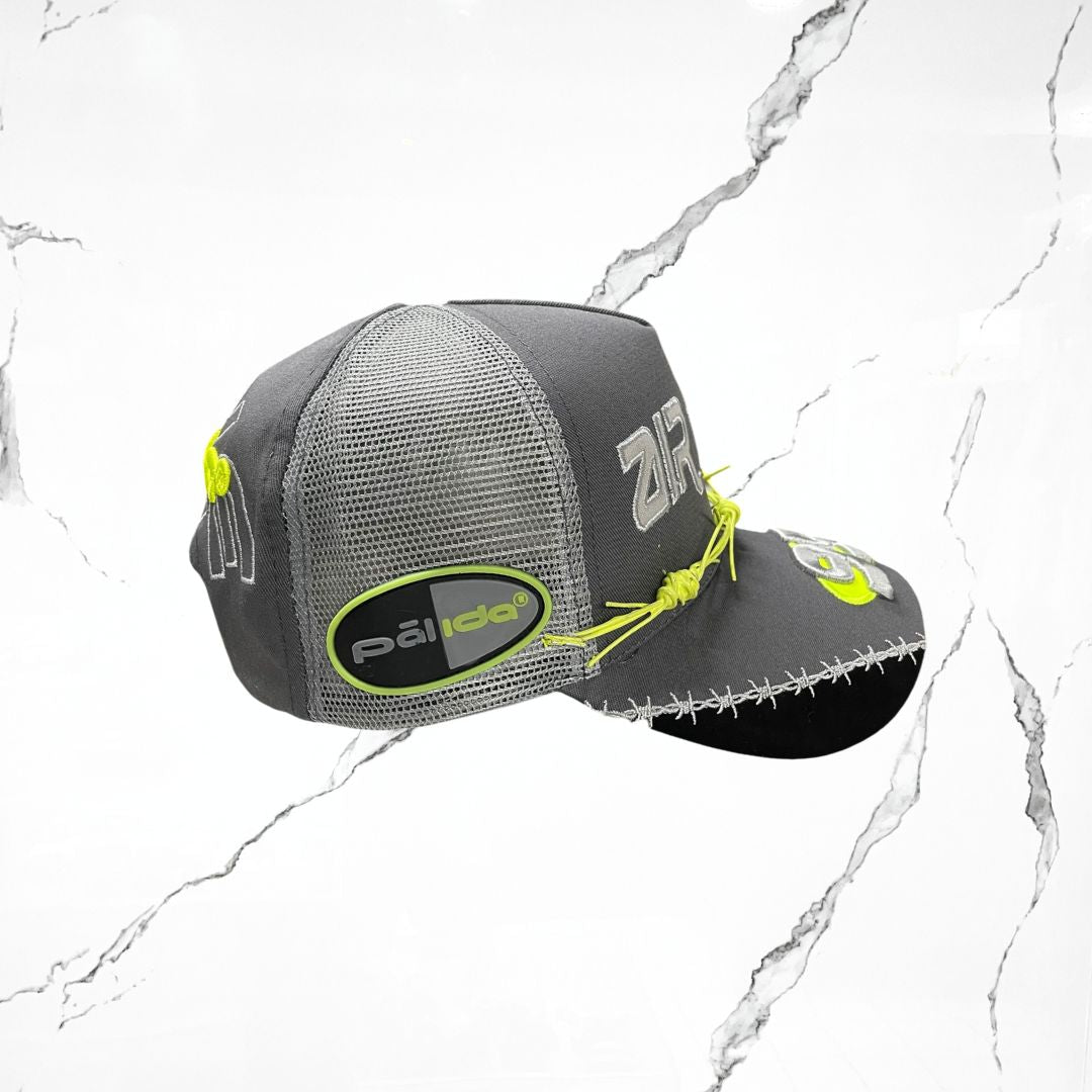 Pálida Trucker Hat Air Max Grey Neon Cap - Urban Utility