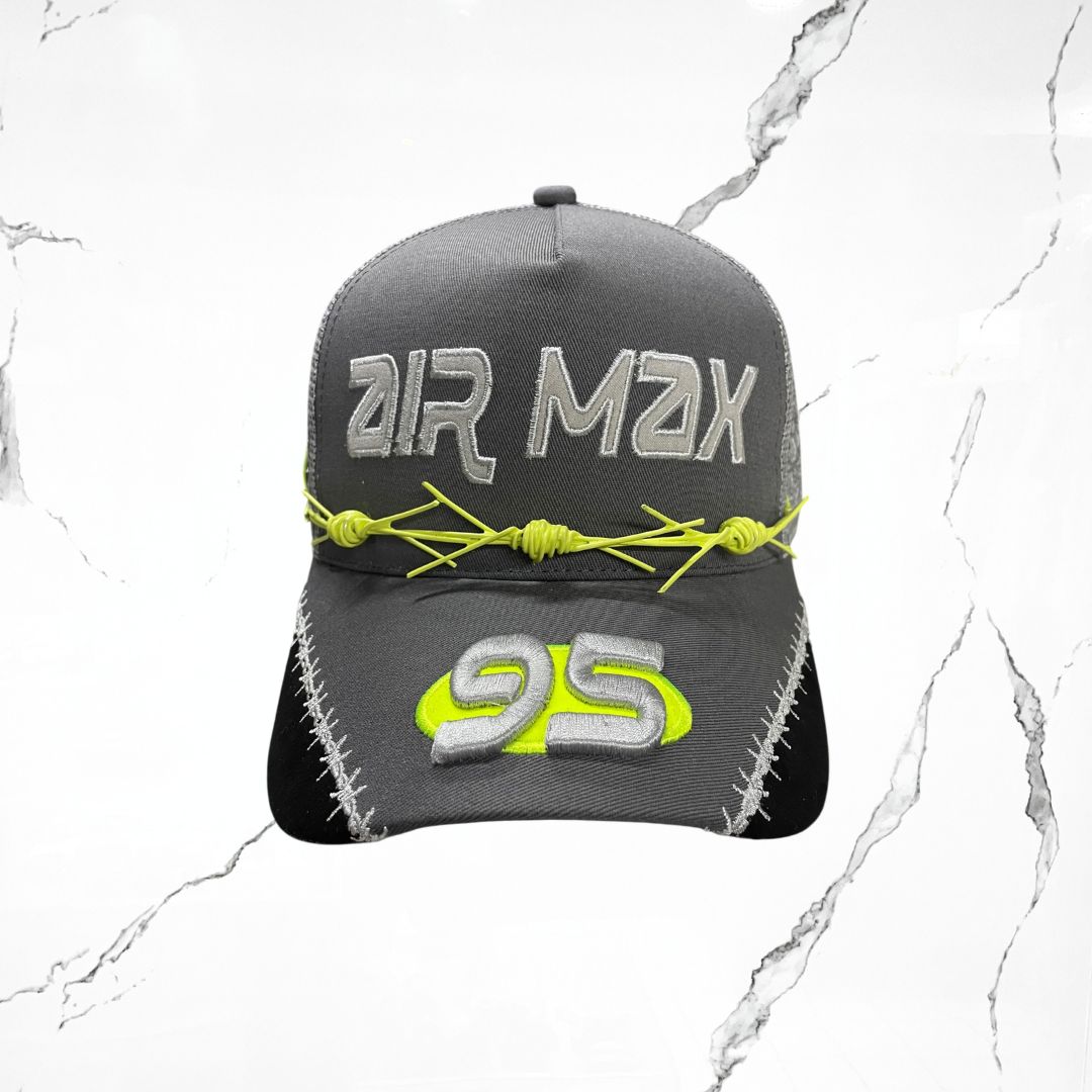Pálida Trucker Hat Air Max Grey Neon Cap