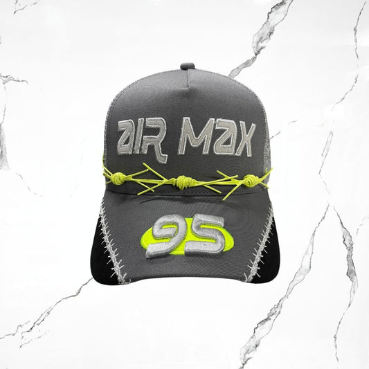 Pálida Trucker Hat Air Max Grey Neon Cap - Urban Utility
