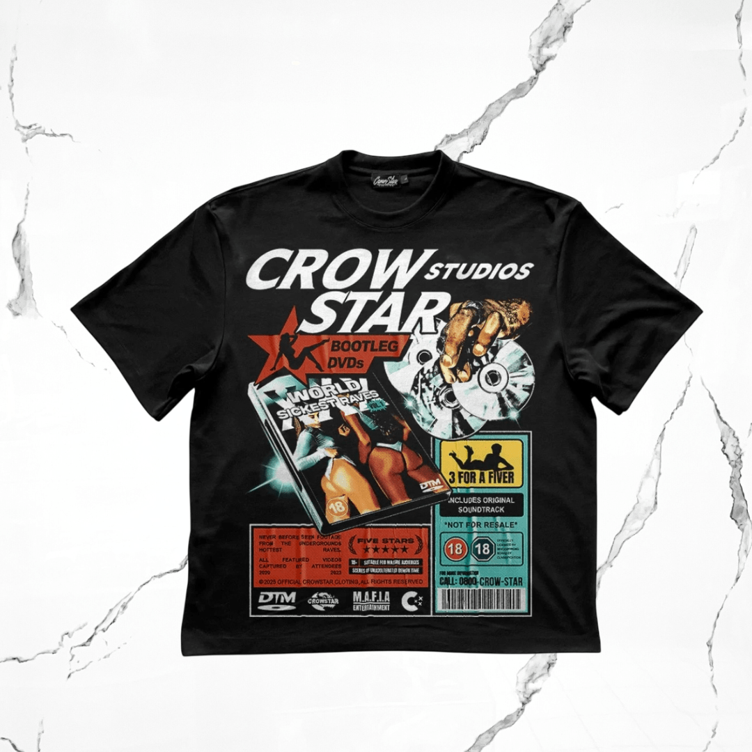 Crowstar Bootleg DVD T-shirt - Urban Utility