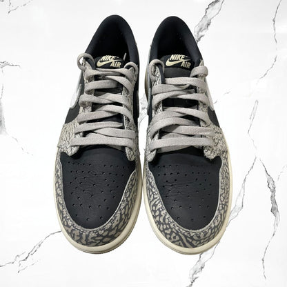 Jordan 1 Retro Low OG Black Cement (De Uso)