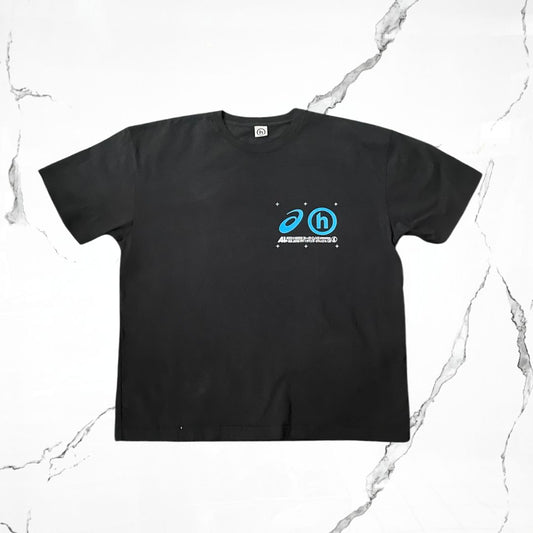 Hidden Dusk Running Man Costellation Black T-shirt - Urban Utility