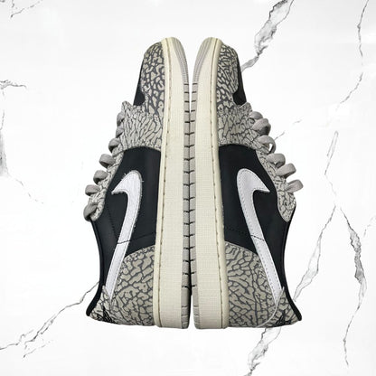 Jordan 1 Retro Low OG Black Cement (De Uso)