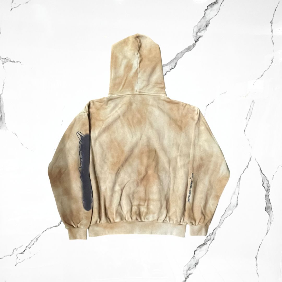 Travis Scott Cactus Jack x Fragment x Nike Houston To Ise Mie Washed Brown Zip Hoodie