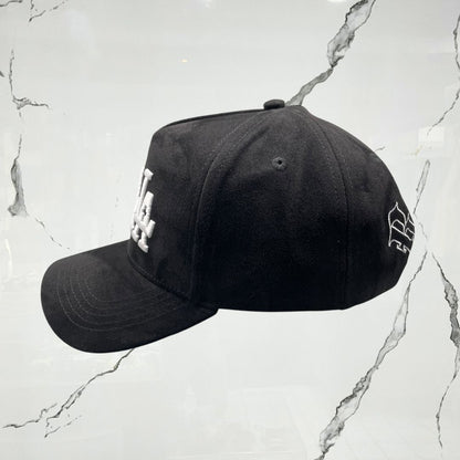 Rude Awakenings LALALA Black Gamuza Cap