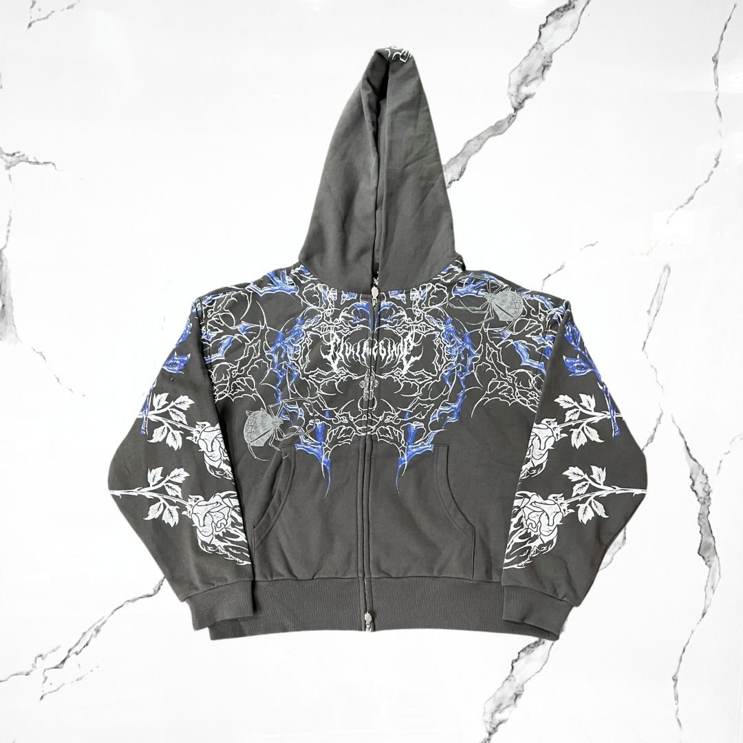 Civilregime Zip Grey Hoodie - Urban Utility