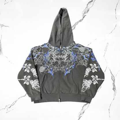 Civilregime Zip Grey Hoodie - Urban Utility