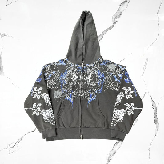 Civilregime Zip Grey Hoodie - Urban Utility