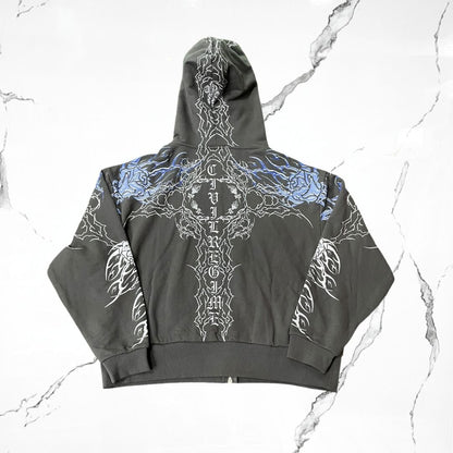 Civilregime Zip Grey Hoodie - Urban Utility