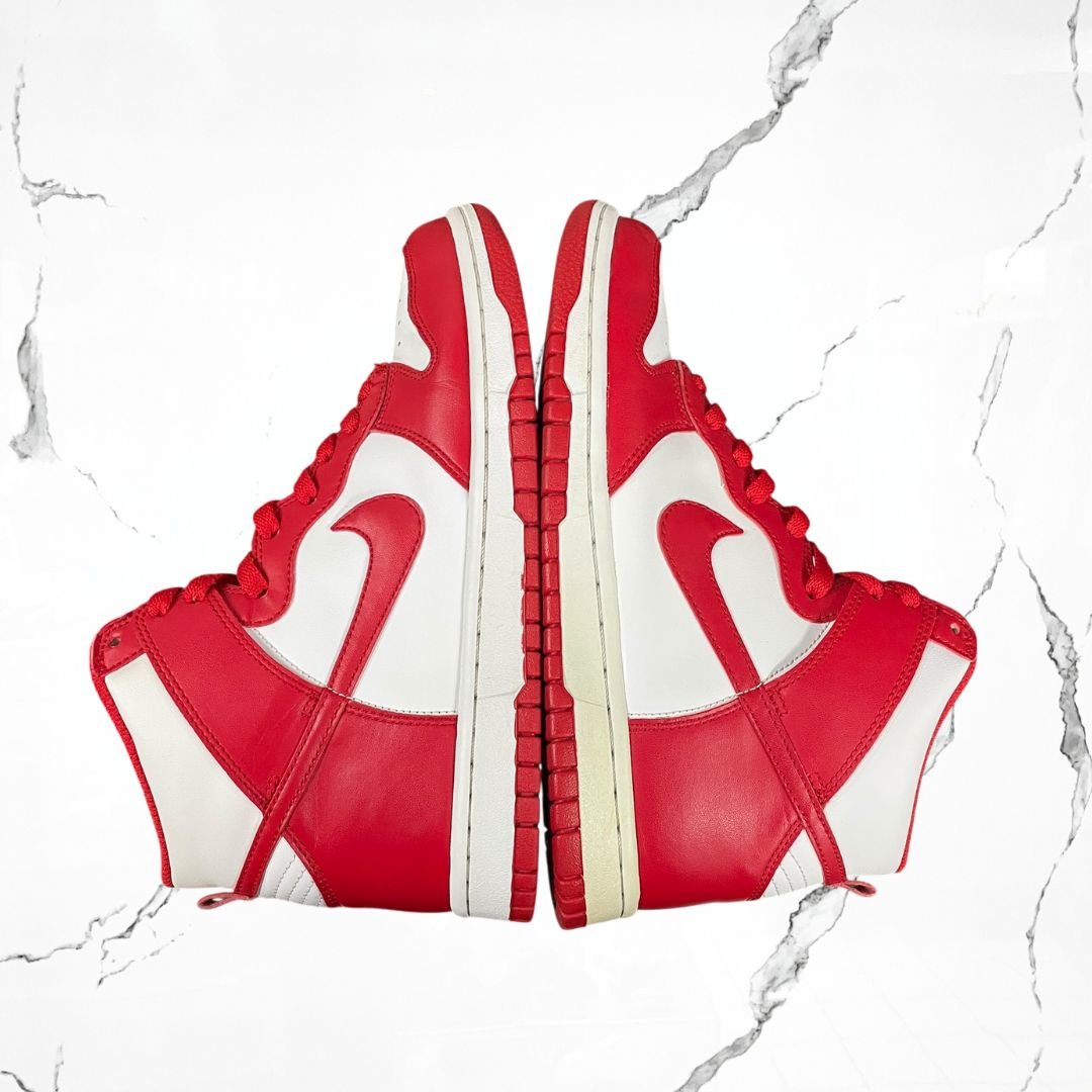 Nike Dunk High Championship White Red (White Tongue Tag) (De Uso) - Urban Utility