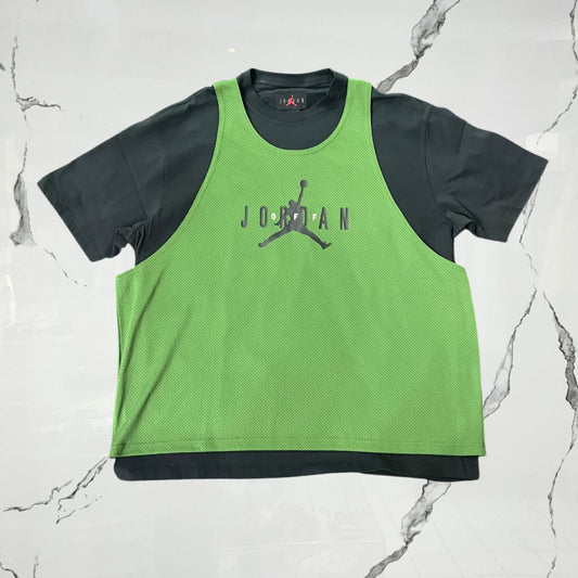 OFF-WHITE x Jordan Top Green Black Jersey